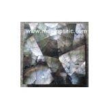 Irregular Triangle and Crack Blacklip Shell Tiles thumbnail-1