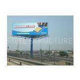 Three Sided Outdoor Roadside Billboard Steel Structure For Highway Advertisement thumbnail-1
