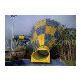 Big Speaker Amusement Park Equipment Funnel Water Slide 14.2 m With 4 Person Raft thumbnail-1