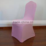 Pink spandex banquet wedding chair cover for sale