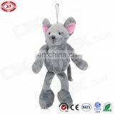 Mouse Grey Simple Soft Kids Keychain Decorartion Toy thumbnail-1