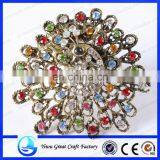 Cute curtain magnetic clips ,curtain buckles with golden Peacock for curtain mosquito net