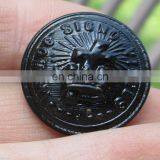 Knights Templar - Masonic Uniform Buttons in Silver Vintage Form thumbnail-1