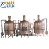 Micro Mini Brewery 3 Vessel Beer Brewing Equipment 500L Beer Mash Tun thumbnail-2