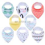 Pink Newborn 8 PackCotton Baby Organic Burp Cloths Cotton Baby Bandana Bibs thumbnail-6