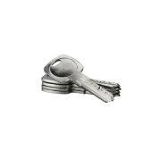 Euro Profile Solid Brass Cylinder With Steel Computer Key for Mortise Lock thumbnail-2