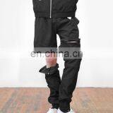 DiZNEW OEM Wholesale Windbreaker Nylon Detachable Track Pants Black thumbnail-6
