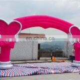 Customized Outdoor Inflatable Wedding Arch Inflatable Loving Heart Arch For Party thumbnail-3