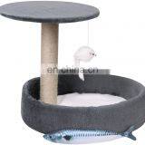 Cat Tree Tower Condo With Sisal Scratching Post Climbing Playing Pet Stand House Bed Furniture Perch thumbnail-3