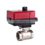 Electric Actuator 220v 230v 24v ac 2 Way Brass Ball Motorized Valve