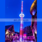 2018 hot amusement park rides free fall tower rides