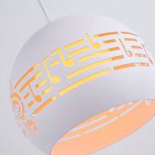 Nordic Chandelier Living Room Lamp Modern Simple Dining Room Note Chandelier Bar Minimalist American Led Note Chandelier thumbnail-3