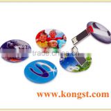 Round Business Card USB Driver with Free logo USB