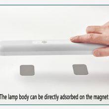 LED Human Body Sensor Night Light USB Charging Wireless Night Light Smart Motion Sensor Bedside Wardrobe Cabinet Lamp For Home thumbnail-5