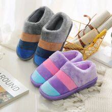 Men's Cotton Slippers With Heel Men's and Women's Home Shoes Winter Men's Cotton Drag Bag With Cotton Shoes Winter Wool Slippers Winter Home thumbnail-2