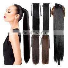 New Japanese Style Strap Women's Straight Pixie Wig Matte Silk Long Straight Wig Hair Ponytails Girls Makeup Accessories thumbnail-5