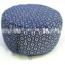 OEM Manufacturer Embroidered or Full Printed Zafu Meditation Cushions Made in India