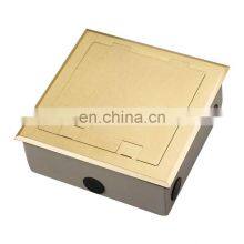 Brush RJ45 Flush Multimedia Pop-Up Usb Charger Floor Socket Box thumbnail-3