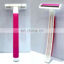 China Factory Wholesale Shaver Portable Women Facial Shaver Twin Blade Disposable Razor 4pcs Card JiLiMi Women Face Razor thumbnail-2