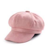 Women's Fashion Genuine Leather Caps thumbnail-2