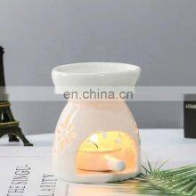 Ceramic Tealight Candle Holder Essential Oil Incense Aroma Diffuser Furnace Aroma Essential Oil Burner Wax Melt Burner thumbnail-5