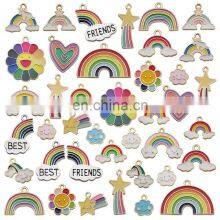 31Pcs Mixed Cute Animals Plants Flowers Enamel Charms DIY Earrings Bracelet Pendant Necklace Accessories For Jewelry Making thumbnail-5