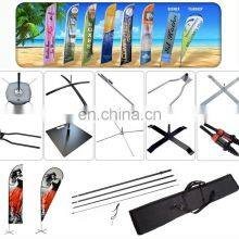 Hot Selling Promotion Beach Teardrop Feather Flags Printing With Kinds Bases ( Flag Pole + Fabric +Printing,Complete Production) thumbnail-5