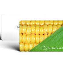100% Eco-friendly Factory Price Bio Eco-friendly PLA Polylactic Acid Card PLA Material Smart Card thumbnail-2