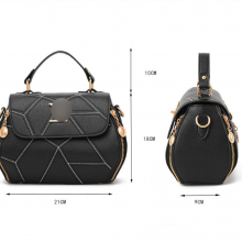 ZTSB-0002,factory PU Leather Laser Small Square Messenger Bag Women Shoulder Bag thumbnail-5