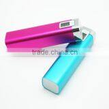 Mini Cheap Portable Lcd Display 2600mAH Power Bank ,metal Lipstick thumbnail-3
