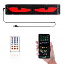 LKT LED Car Full Color Display Soft Screen With USB & for Bluetooth Flexible Advertising APP Smart Window Door New Condition thumbnail-2