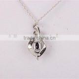 Custom 925 China Handmade Jewelry Silver Pendant Parts Wholesale thumbnail-5