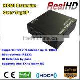 2016 China Best Selling 120m HDMI Extender by Cat5e/6 With RS232 Over TCP/IP thumbnail-2