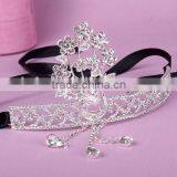 BlingBling Cheap Wholesale Bridal Crown Crystal Rhinestone Pave Wedding Jewelry for Fashion Bridal Tiara Jewelry thumbnail-5