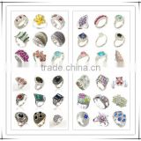 (IGC) High Quality AAA 925 Silver rhodium plated Created Stone Jewelry
