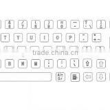 Novel Item Waterproof Metal Spanish Keyboard With Trackball thumbnail-2