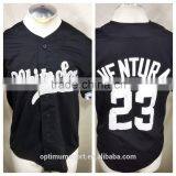Oem Custom Fashion Button Down Baseball Jersey thumbnail-1