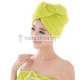 [LJ Towel] Fast Dryer Magic Turban Hair Drying Towel Cap Hat Microfibre For Bath Hair Dryer thumbnail-2