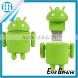 Green Rubber Usb Flash Drive,custom Different Shape Usb Flash Drive