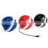 Single 3.5mm Jack Mini Ball Speaker Portable