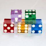 19mm razor edge Acrylic Color Dice