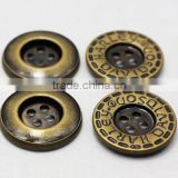 4 hole alloy button for clothes