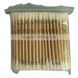 3 Inches Wooden Stick Cotton Swabs thumbnail-1
