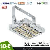 Adjustable Bracket CE Rohs Meanwell Driver 100-140lm/W Different Beam Angle Modular Design 80W LED Tunnel Light