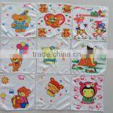 100% Polyester Microfiber Warp Knitting Knitted Thermal Transfer Printed Square Wash Cloth With Cartoon Design 7 thumbnail-1