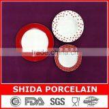 18PCS DINNERWARE WITH FULL DECAL