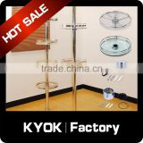 KYOK Pole System Round Goblet Rack , kitchen wire basket ,kitchen basket