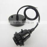 E26 Bakelite Hanging Lamp With Metal Ceiling Rose thumbnail-2