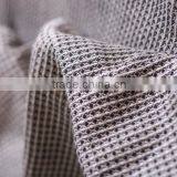 Waffle Natural/black Linen Cotton Fabric thumbnail-1