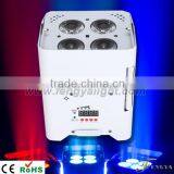 6 in 1 Battery Power & Wireless DMX Led Flat Led Par Can